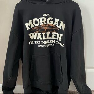RARE // 100% Authentic // Morgan Wallen concert hoodie N1 Cleveland